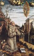 Carlo Crivelli The Vision of the Blessed Gabriele Ferretti Spain oil painting artist